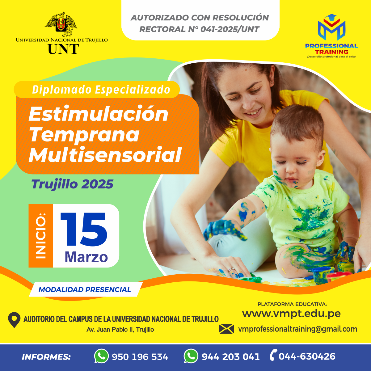 DIPLOMADO ESPECIALIZADO EN ESTIMULACIÓN TEMPRANA Y MULTISENSORIAL