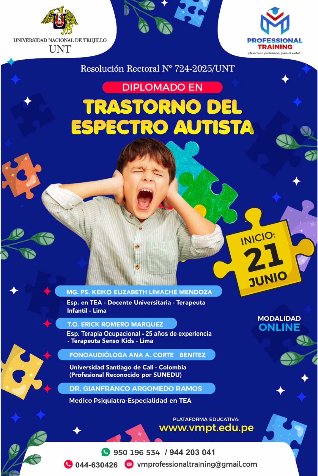 DIPLOMADO EN TRASTORNO DEL ESPECTRO AUTISTA 2025 - G6