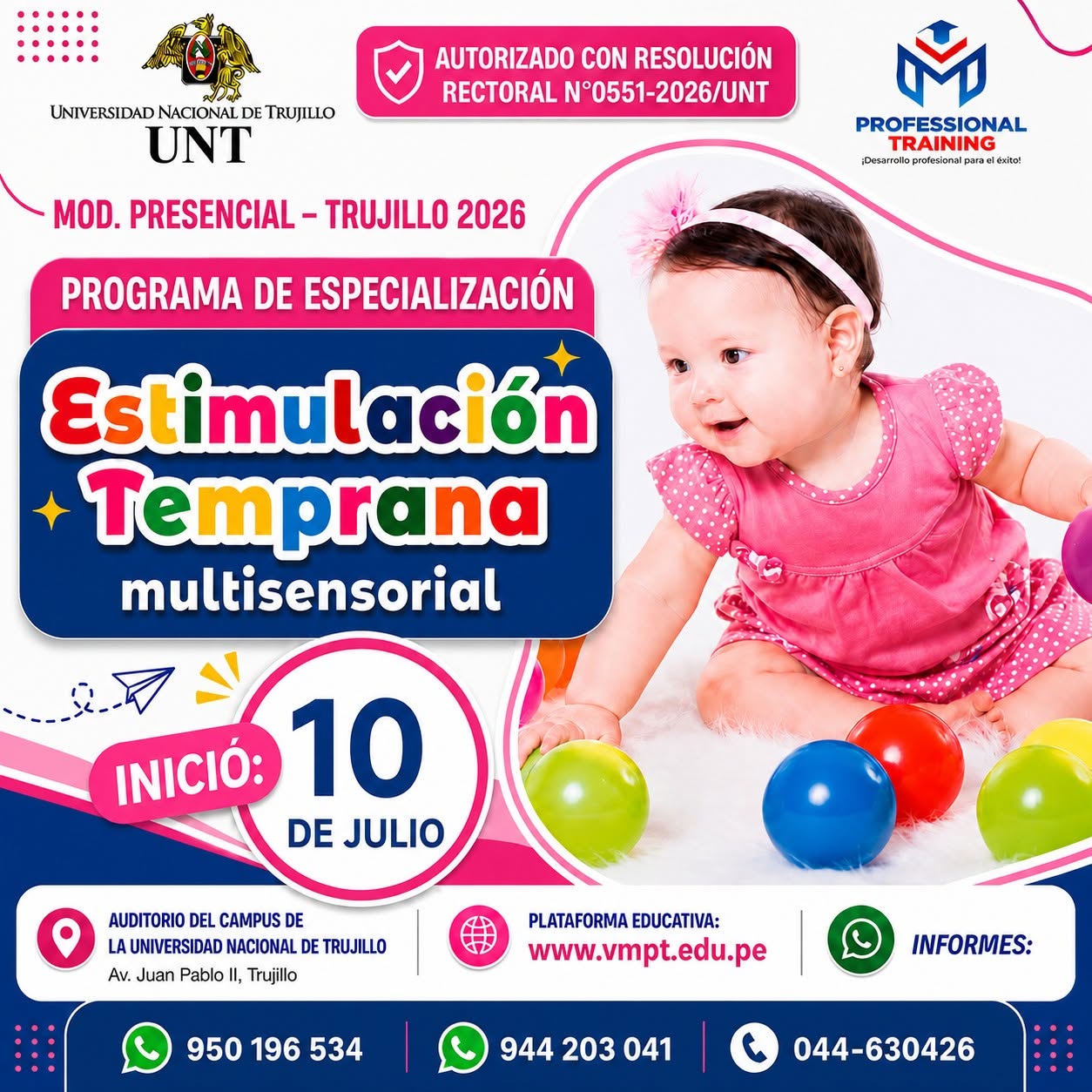 PROGRAMA DE ESPECIALIZACIÓN EN ESTIMULACIÓN TEMPRANA Y MULTISENSORIAL